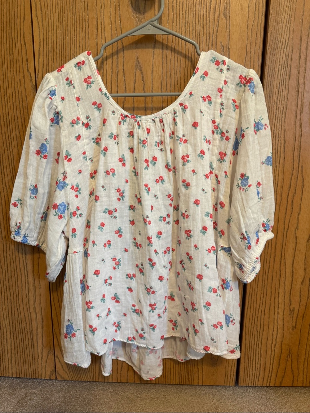 Free People Chloe Printed Top